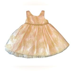 American Princess pink and Gold Formal Dress